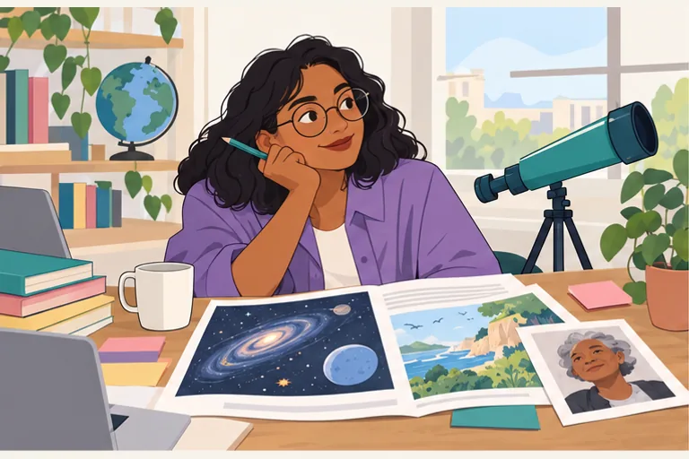 An editor discovers science, human stories and creative reading material.