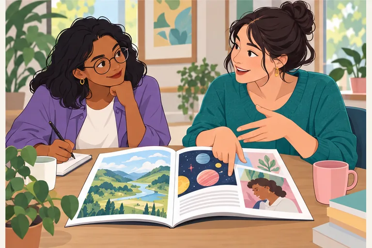 Two readers discuss a fresh perspective and make a thoughtful note.